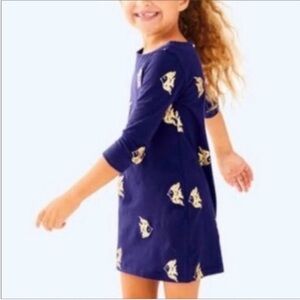 Lilly Pulitzer Girls Fish Dress 12/14